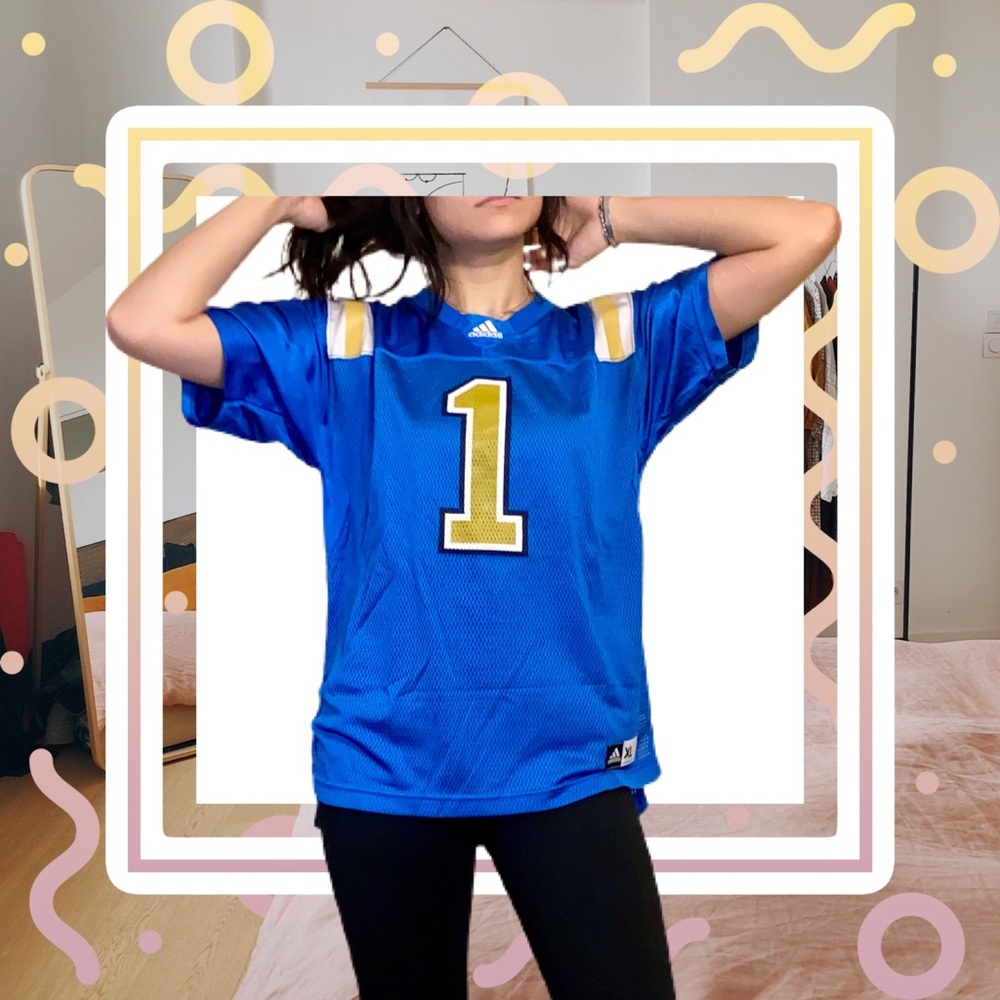 UCLA fan football jersey